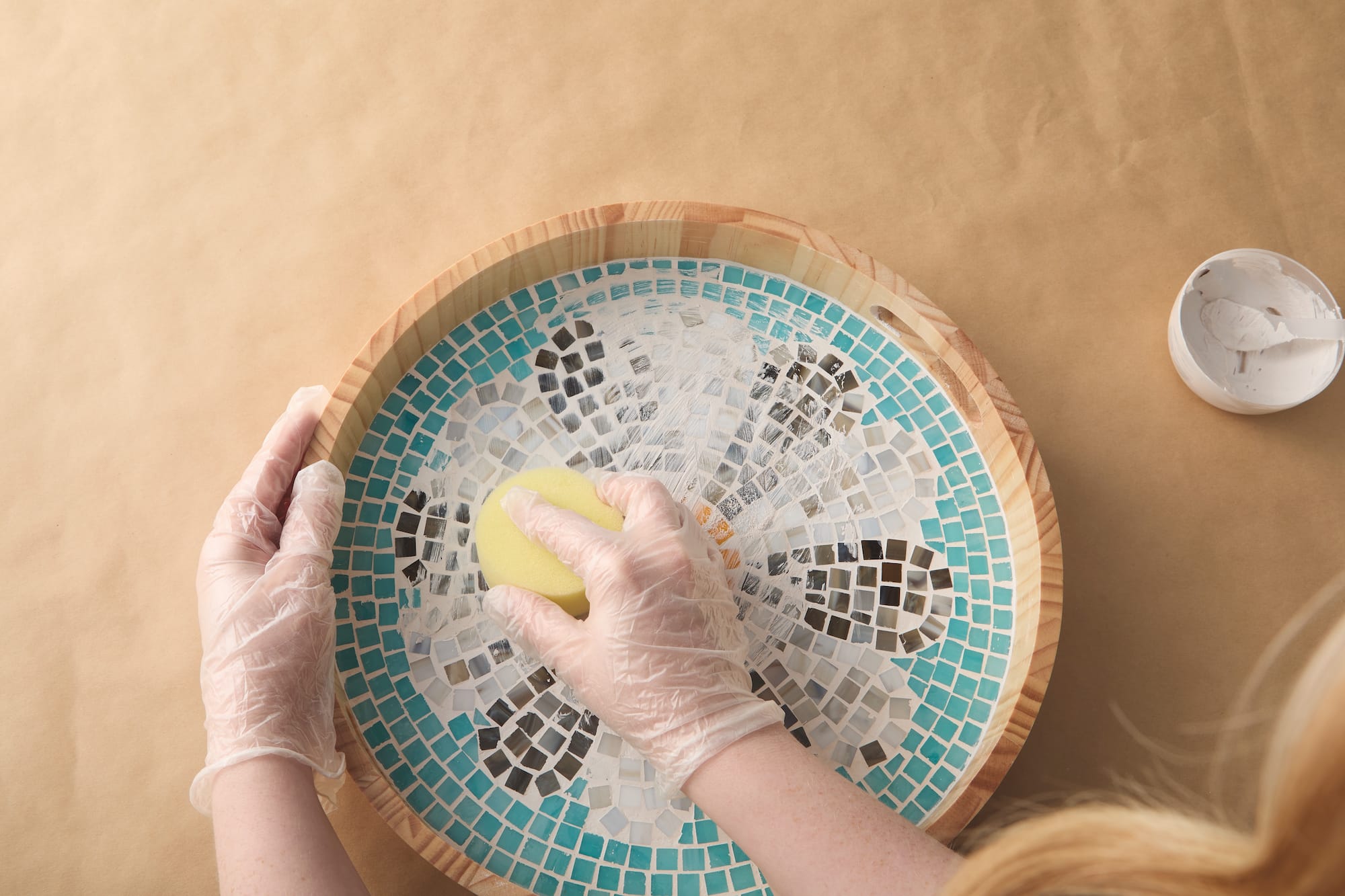 10" x 14" Leaf Mosaic Tray Kit by Make Market®